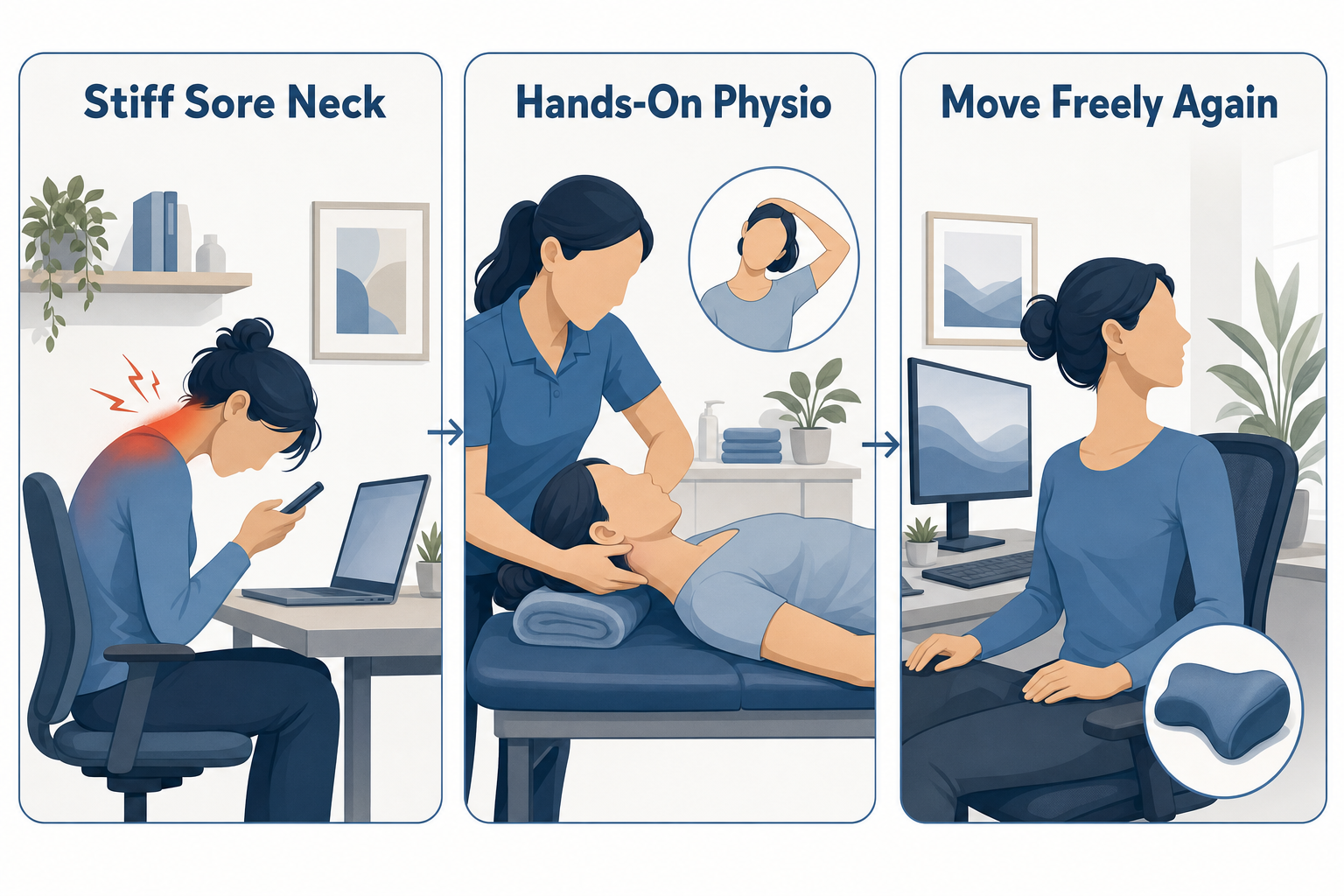Physio for Neck Pain in Concord: How to Ease It