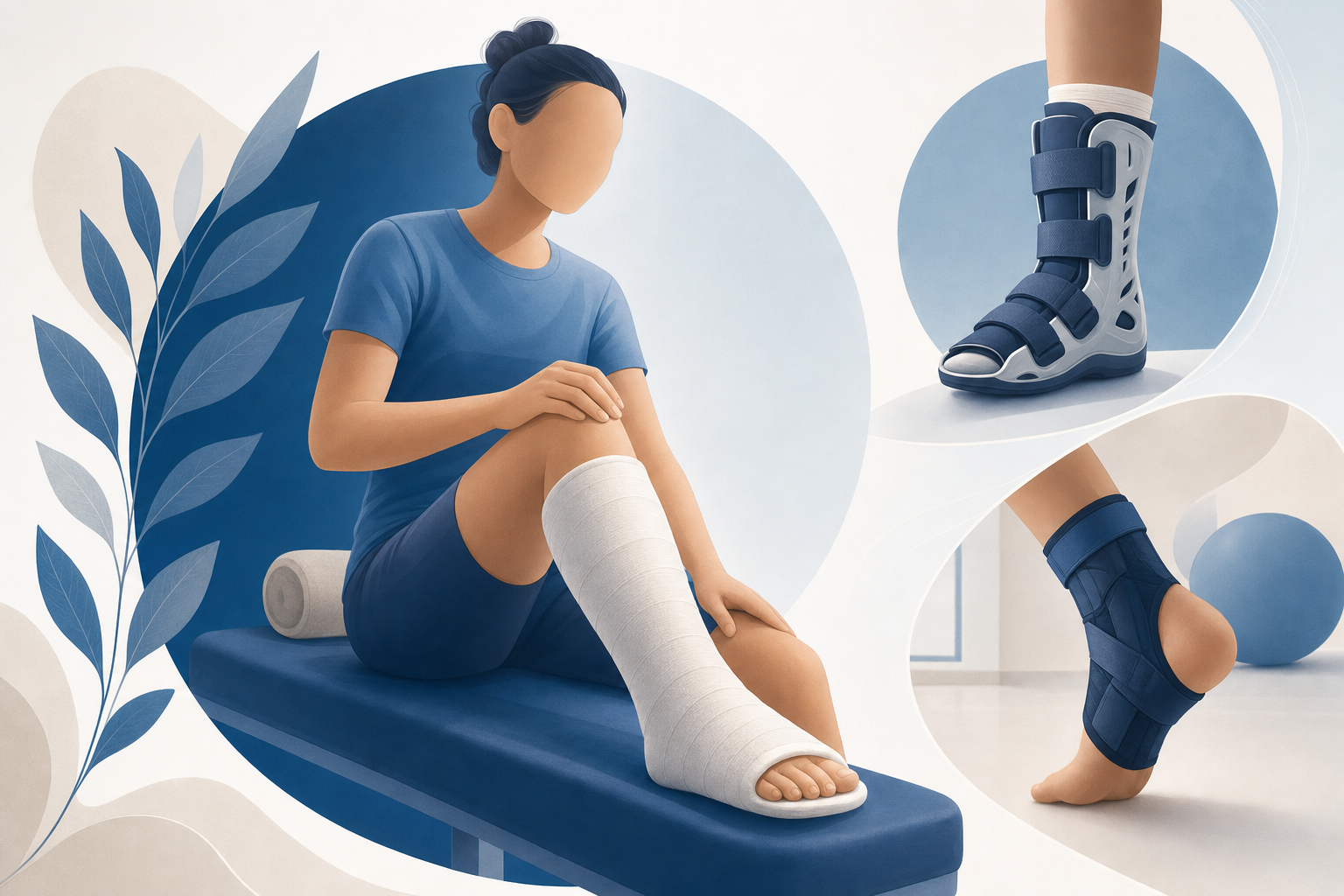Cast Application, Boots and Braces illustration