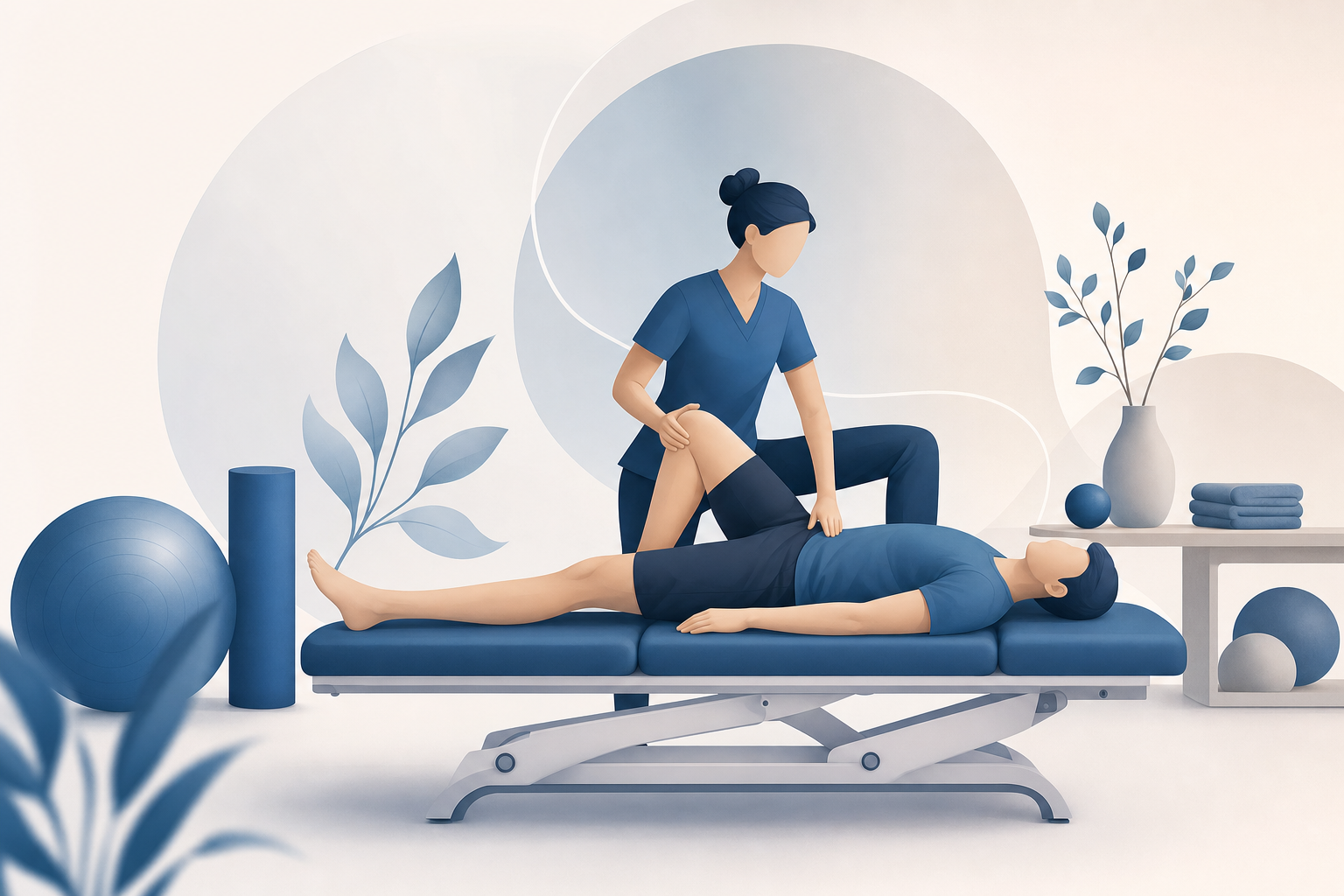 Physiotherapy illustration